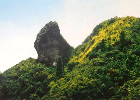 思南牛角岩自然风景区图片